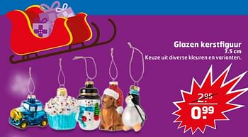 Aanbiedingen Glazen kerstfiguur - Huismerk - Trekpleister - Geldig van 28/11/2017 tot 03/12/2017 bij Trekpleister