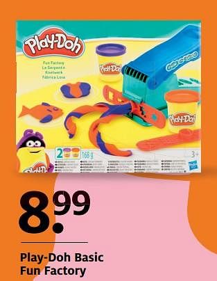 Aanbiedingen Play-doh basic fun factory - Play-Doh - Geldig van 27/11/2017 tot 03/12/2017 bij Etos