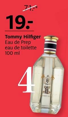 Aanbiedingen Tommy hilfiger eau de prep eau de toilette - Tommy Hilfiger - Geldig van 27/11/2017 tot 03/12/2017 bij Etos