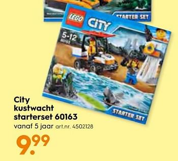 Aanbiedingen Lego city kustwacht starterset 60163 - Lego - Geldig van 25/11/2017 tot 05/12/2017 bij Blokker