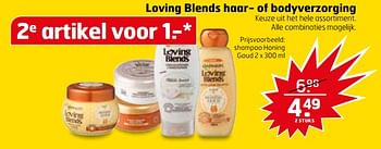 Aanbiedingen shampoo Honing Goud - Garnier - Geldig van 28/11/2017 tot 03/12/2017 bij Trekpleister