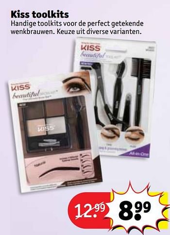 Aanbiedingen Kiss toolkits handige toolkits voor de perfect getekende wenkbrauwen - Kiss - Geldig van 28/11/2017 tot 10/12/2017 bij Kruidvat