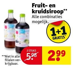 Aanbiedingen Fruit- en kruidsiroop - Lief Lifestyle - Geldig van 28/11/2017 tot 10/12/2017 bij Kruidvat