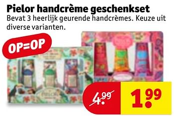 Aanbiedingen Pielor handcrème geschenkset - Huismerk - Kruidvat - Geldig van 28/11/2017 tot 10/12/2017 bij Kruidvat