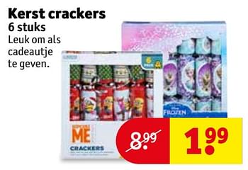 Aanbiedingen Kerst crackers - Huismerk - Kruidvat - Geldig van 28/11/2017 tot 10/12/2017 bij Kruidvat