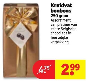 Aanbiedingen Kruidvat bonbons - Huismerk - Kruidvat - Geldig van 28/11/2017 tot 10/12/2017 bij Kruidvat
