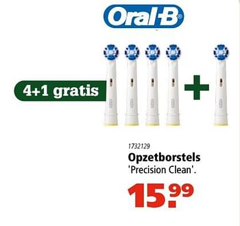 Aanbiedingen Oral-b opzetborstels - Oral-B - Geldig van 30/11/2017 tot 24/12/2017 bij Marskramer