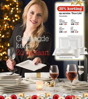 Aanbiedingen True life cakebordje - Huismerk - Marskramer - Geldig van 30/11/2017 tot 24/12/2017 bij Marskramer