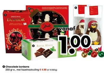 Aanbiedingen Chocolade bonbons - Huismerk - Wibra - Geldig van 04/12/2017 tot 16/12/2017 bij Wibra