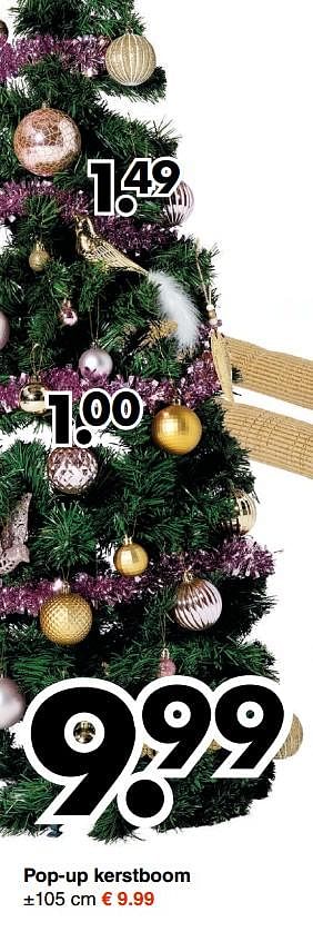Aanbiedingen Pop-up kerstboom - Huismerk - Wibra - Geldig van 04/12/2017 tot 16/12/2017 bij Wibra