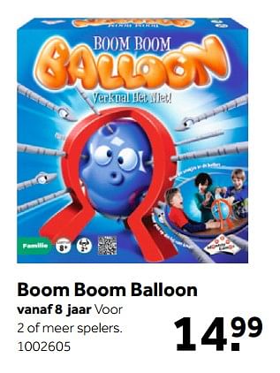 Aanbiedingen Boom boom balloon - Spin Master - Geldig van 27/11/2017 tot 10/12/2017 bij Intertoys