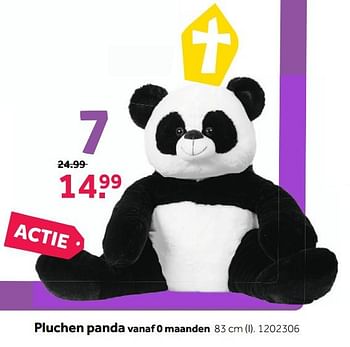 Aanbiedingen Pluchen panda - Huismerk - Intertoys - Geldig van 27/11/2017 tot 10/12/2017 bij Intertoys