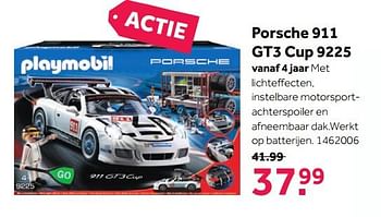 Aanbiedingen Porsche 911 gt3 cup 9225 - Playmobil - Geldig van 27/11/2017 tot 10/12/2017 bij Intertoys