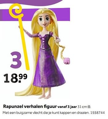 Aanbiedingen Rapunzel verhalen figuur - Hasbro - Geldig van 27/11/2017 tot 10/12/2017 bij Intertoys
