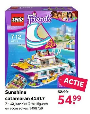 Aanbiedingen Sunshine catamaran 41317 - Lego - Geldig van 27/11/2017 tot 10/12/2017 bij Intertoys