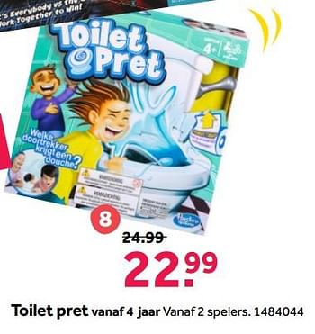 Aanbiedingen Toilet pret - Hasbro - Geldig van 27/11/2017 tot 10/12/2017 bij Intertoys