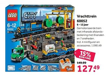 Aanbiedingen Vrachttrein 60052 - Lego - Geldig van 27/11/2017 tot 10/12/2017 bij Intertoys