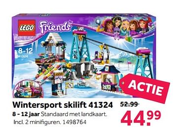 Aanbiedingen Wintersport skilift 41324 - Lego - Geldig van 27/11/2017 tot 10/12/2017 bij Intertoys