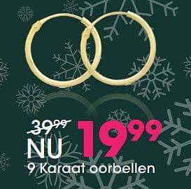 Aanbiedingen 9 karaat oorbellen - Huismerk - Lucardi - Geldig van 05/12/2017 tot 31/12/2017 bij Lucardi