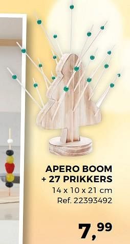 Aanbiedingen Apero boom + 27 prikkers - Apero - Geldig van 05/12/2017 tot 09/01/2018 bij Supra Bazar