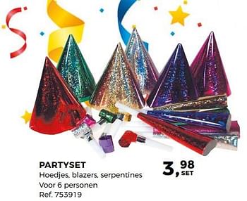Aanbiedingen Partyset - Huismerk - Supra Bazar - Geldig van 05/12/2017 tot 09/01/2018 bij Supra Bazar