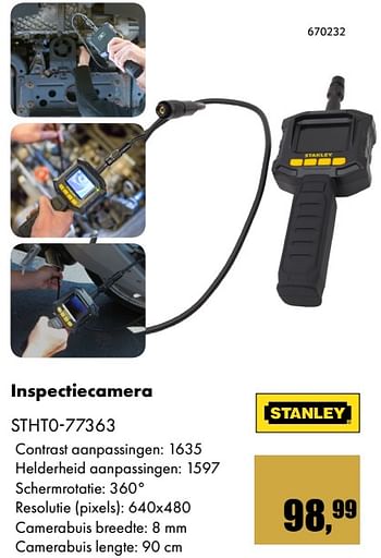 Aanbiedingen Stanley inspectiecamera stht0-77363 - Stanley - Geldig van 01/12/2017 tot 14/01/2018 bij Multi Bazar