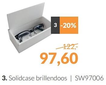 Aanbiedingen Solidcase brillendoos - Ideavit - Geldig van 01/01/2018 tot 31/01/2018 bij Sanitairwinkel