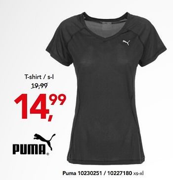 Aanbiedingen T-shirt - Puma - Geldig van 27/12/2017 tot 14/01/2018 bij Bristol
