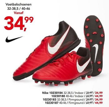 Aanbiedingen Voetbalschoenen - NIKE - Geldig van 27/12/2017 tot 14/01/2018 bij Bristol