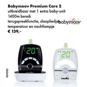 Aanbiedingen Babymoov premium care babyfoon - BabyMoov - Geldig van 04/01/2018 tot 28/02/2018 bij Multi Bazar