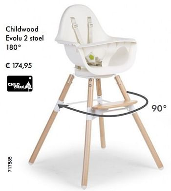 Aanbiedingen Childwood evolu 2 stoel - Child Wood - Geldig van 04/01/2018 tot 28/02/2018 bij Multi Bazar
