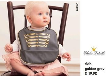 Aanbiedingen Elodie details slab golden grey - Elodie Details - Geldig van 04/01/2018 tot 28/02/2018 bij Multi Bazar