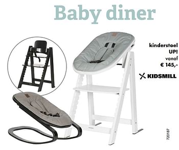 Aanbiedingen Kidsmill kinderstoel up! - Kidsmill - Geldig van 04/01/2018 tot 28/02/2018 bij Multi Bazar