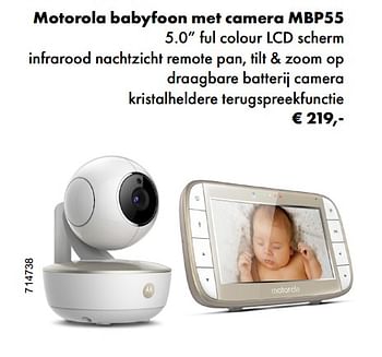 Aanbiedingen Motorola babyfoon met camera mbp55 - Motorola - Geldig van 04/01/2018 tot 28/02/2018 bij Multi Bazar
