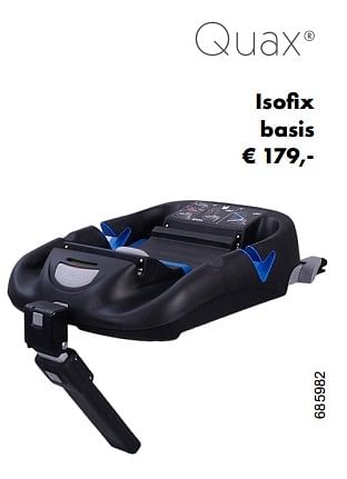 Aanbiedingen Quax isofix basis - Quax - Geldig van 04/01/2018 tot 28/02/2018 bij Multi Bazar