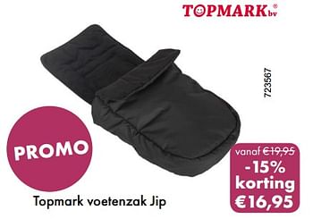Aanbiedingen Topmarkt voetenzak jip - Huismerk - Multi Bazar - Geldig van 04/01/2018 tot 28/02/2018 bij Multi Bazar