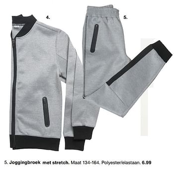 Aanbiedingen Joggingbroek met stretch - Huismerk - Zeeman  - Geldig van 06/01/2018 tot 12/01/2018 bij Zeeman