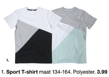 Aanbiedingen T-shirt - Huismerk - Zeeman  - Geldig van 06/01/2018 tot 12/01/2018 bij Zeeman