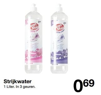 Aanbiedingen Strijkwater - Clean Maid - Geldig van 13/01/2018 tot 20/01/2018 bij Zeeman