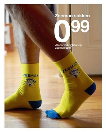 Aanbiedingen Zeeman sokken - Huismerk - Zeeman  - Geldig van 20/01/2018 tot 27/01/2018 bij Zeeman