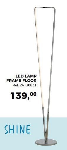 Aanbiedingen Led lamp frame floor - Huismerk - Supra Bazar - Geldig van 23/01/2018 tot 20/02/2018 bij Supra Bazar