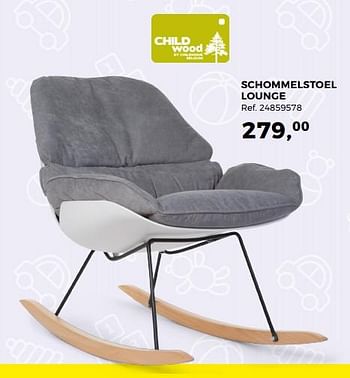 Aanbiedingen Schommelstoel lounge - Child Wood - Geldig van 23/01/2018 tot 20/02/2018 bij Supra Bazar