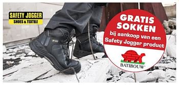 Aanbiedingen Gratis sokken bij aankoop van een safety jogger product - Safety Jogger - Geldig van 19/02/2018 tot 31/03/2018 bij Multi Bazar