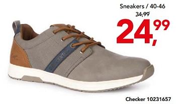 Aanbiedingen Sneakers - Checker - Geldig van 18/02/2018 tot 04/03/2018 bij Bristol
