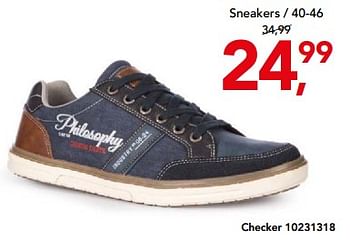 Aanbiedingen Sneakers - Checker - Geldig van 18/02/2018 tot 04/03/2018 bij Bristol