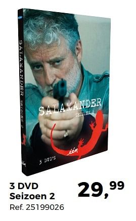 Aanbiedingen 3 dvd seizoen 2 salamander - Huismerk - Supra Bazar - Geldig van 20/02/2018 tot 20/03/2018 bij Supra Bazar