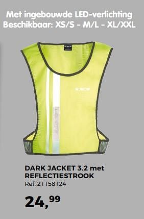 Aanbiedingen Dark jacket 3.2 met reflectiestrook - Wowow - Geldig van 20/02/2018 tot 20/03/2018 bij Supra Bazar