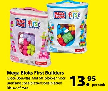 Aanbiedingen Mega bloks first builders - Fisher-Price - Geldig van 13/03/2018 tot 03/04/2018 bij Multi Bazar