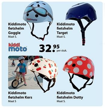 Aanbiedingen Kiddimoto fietshelm goggle - Kiddi Moto - Geldig van 13/03/2018 tot 03/04/2018 bij Multi Bazar