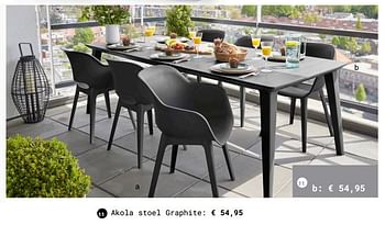 Aanbiedingen Akola stoel - Huismerk - Multi Bazar - Geldig van 13/03/2018 tot 31/08/2018 bij Multi Bazar